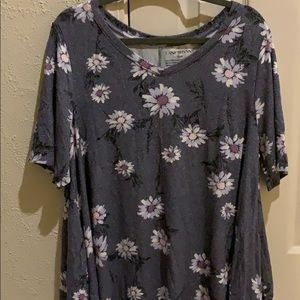 Lane Bryant Floral Shirt